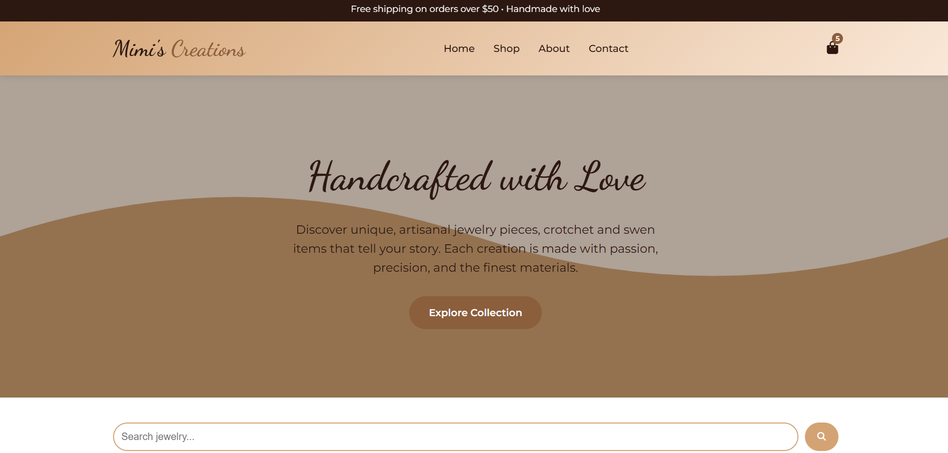 Mimi's Creations Store Screenshot